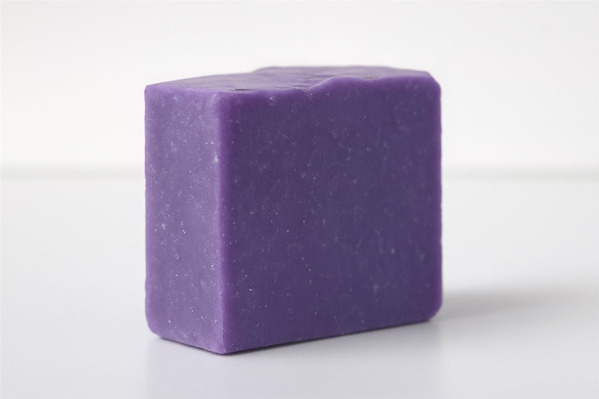 Midnight Purple soap bar, deep purple colour